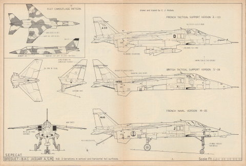 Gloster Javelin, G.A.G.Cox, с тех. надписями